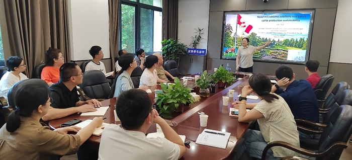 加拿大英属哥伦比亚大学Leluo Guan教授到亚热带生态所开展学术交流